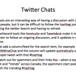 How to follow a Twitter Chat